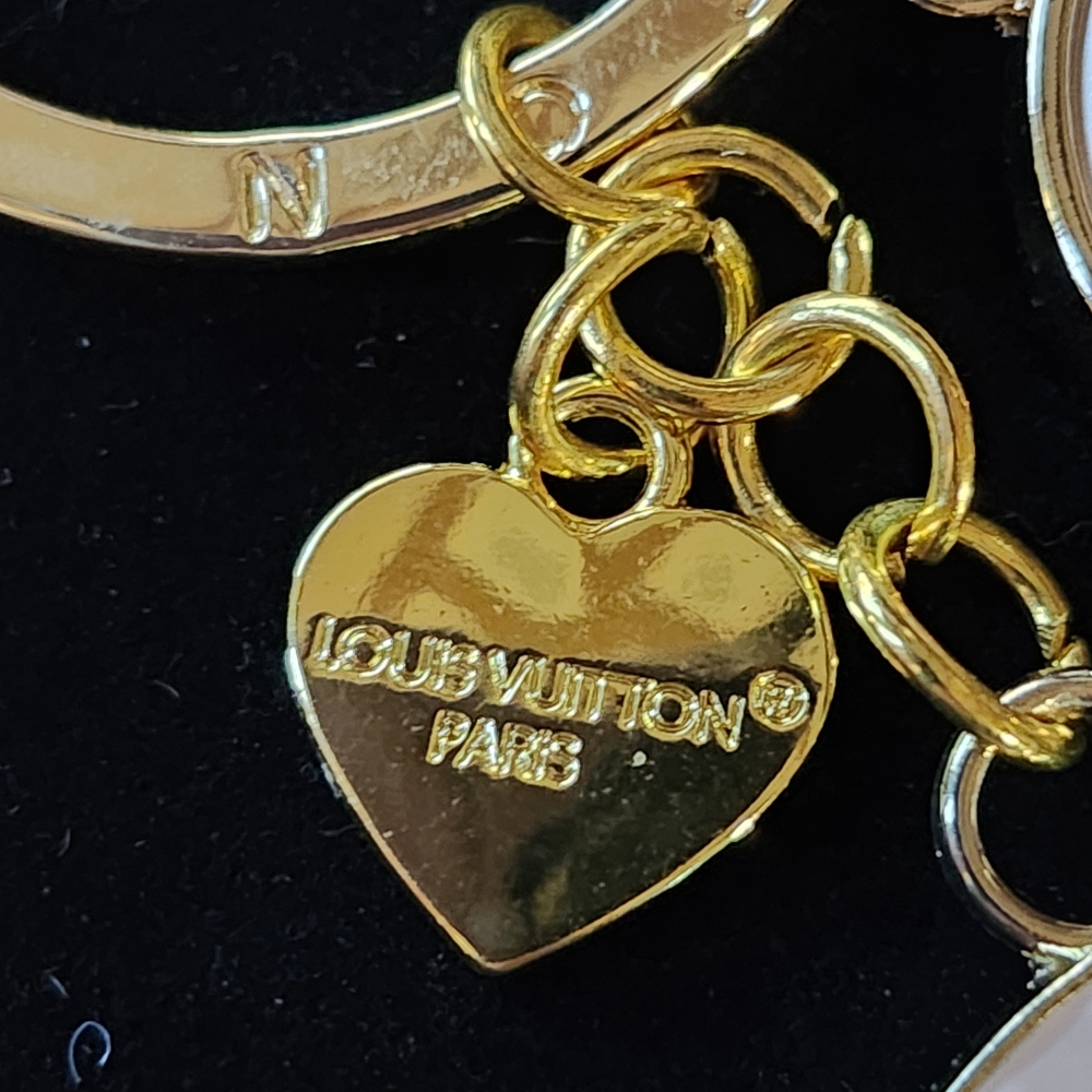 Upcycled Gold Keychain #77 - Picture 2 of 5
